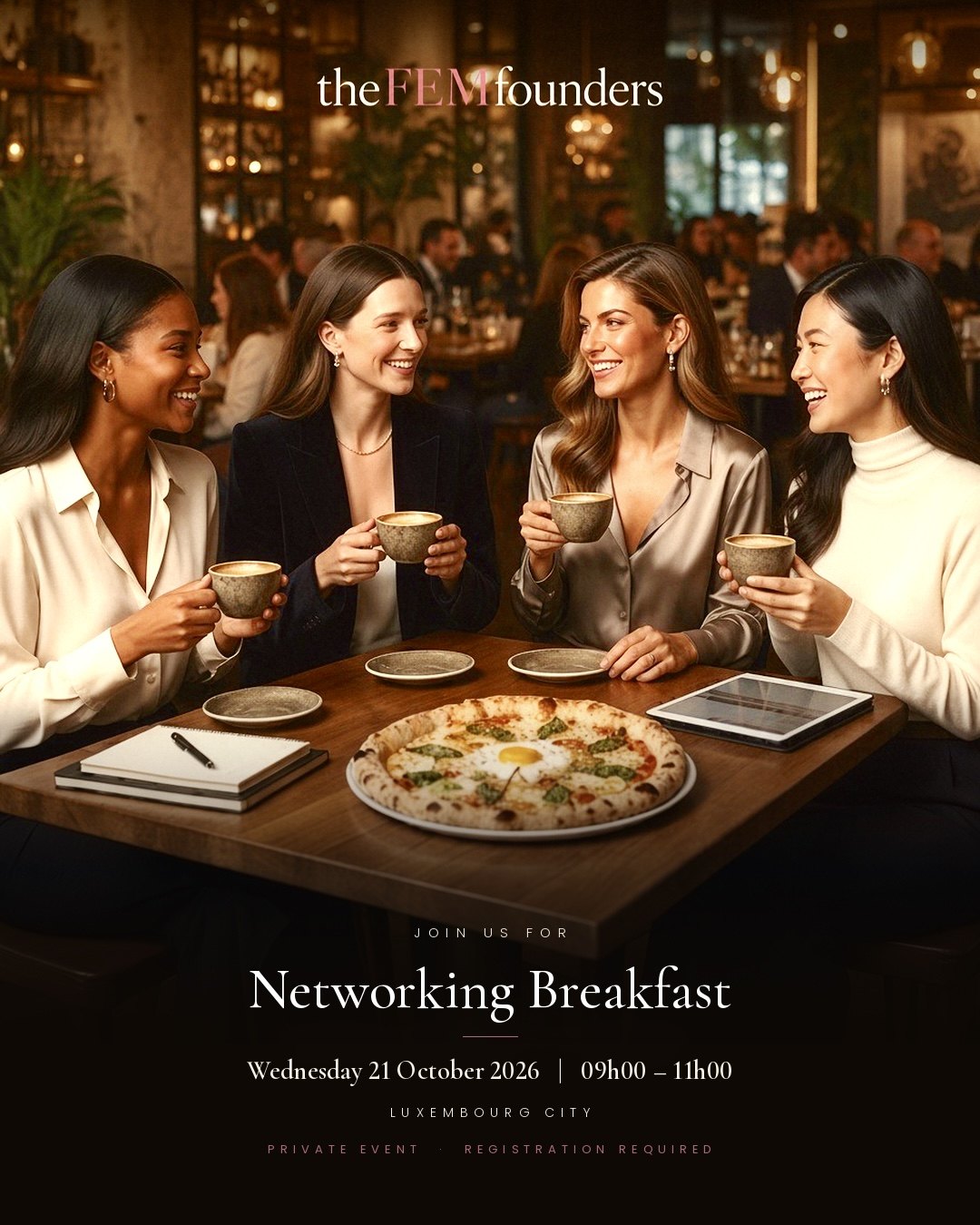 Join TheFEMFounders at the AMCHAM MBC Breakfast